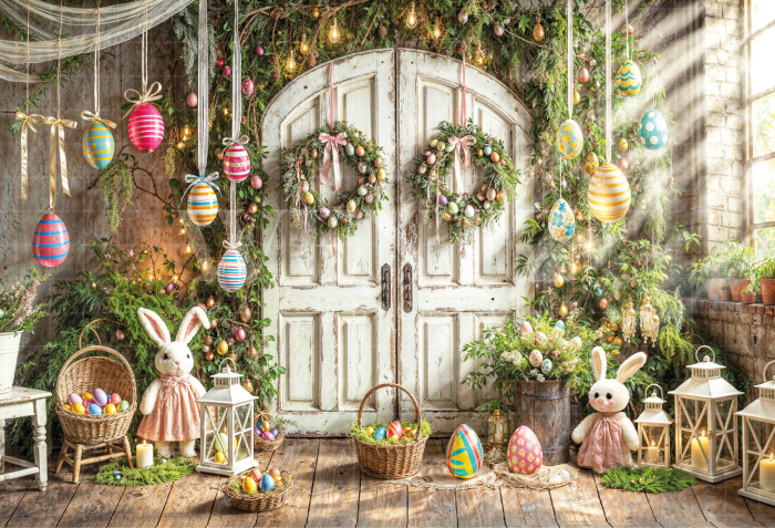 Fundo Fotográfico em Tecido Páscoa / Backdrop 6723