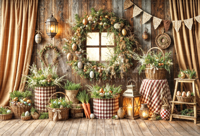 Fundo Fotográfico em Tecido Páscoa / Backdrop 6751