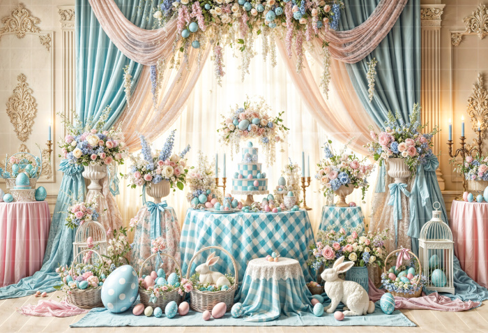 Fundo Fotográfico em Tecido Páscoa / Backdrop 6762