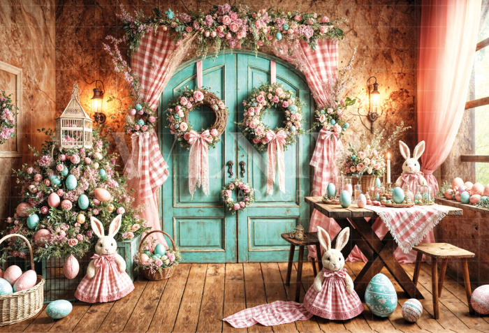 Fundo Fotográfico em Tecido Páscoa / Backdrop 6774