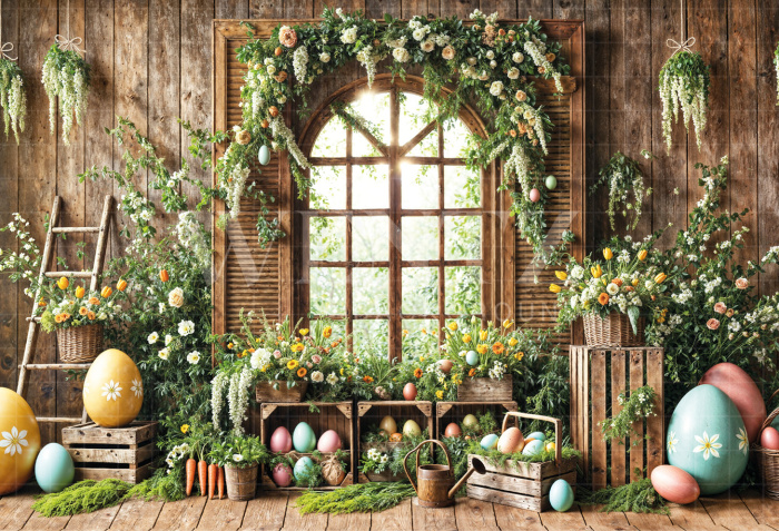 Fundo Fotográfico em Tecido Páscoa / Backdrop 6789