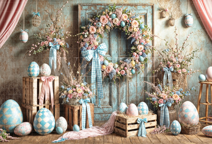 Fundo Fotográfico em Tecido Páscoa / Backdrop 6793