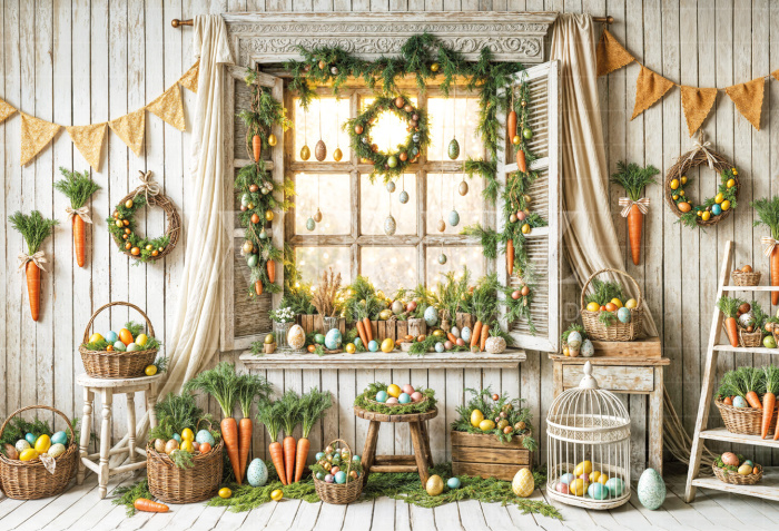 Fundo Fotográfico em Tecido Páscoa / Backdrop 6796