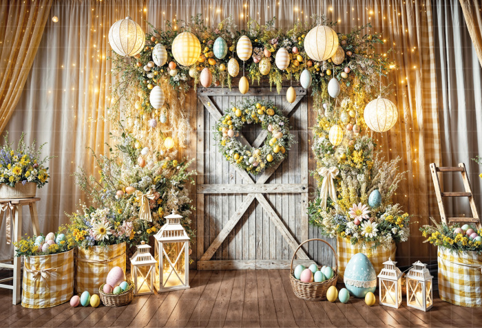 Fundo Fotográfico em Tecido Páscoa / Backdrop 6810