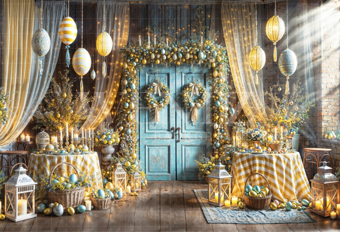 Fundo Fotográfico em Tecido Páscoa / Backdrop 6811