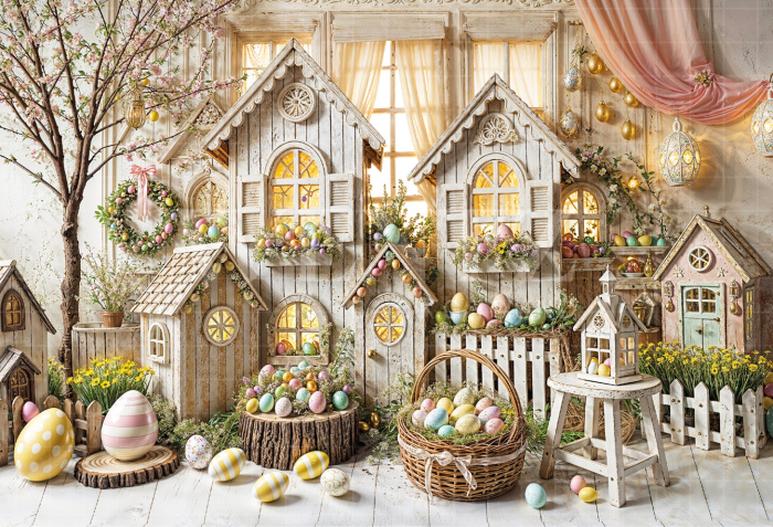 Fundo Fotográfico em Tecido Páscoa / Backdrop 6821