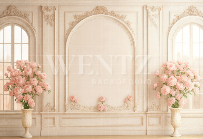 Fundo Fotográfico em Tecido Cenário de Primavera / Backdrop 7865