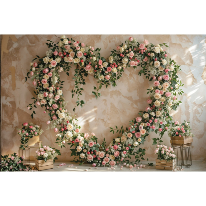 Fundo Fotográfico em Tecido Dia dos Namorados / Backdrop 6017