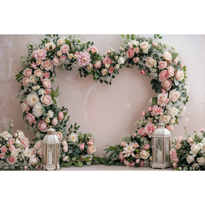 Fundo Fotográfico em Tecido Dia dos Namorados / Backdrop 6019