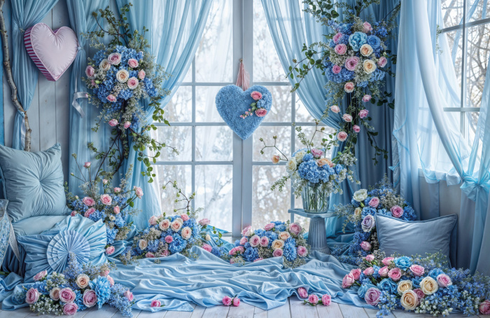 Fundo Fotográfico em Tecido Dia dos Namorados / Backdrop 6067