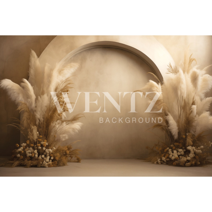 Fundo Fotográfico em Tecido Dia das Mães Arco Boho / Backdrop 5744