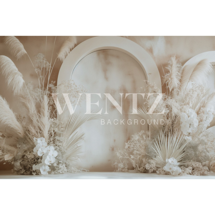 Fundo Fotográfico em Tecido Dia das Mães Arco Boho / Backdrop 5801