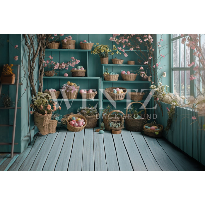 Fundo Fotográfico em Tecido Páscoa / Backdrop 5525