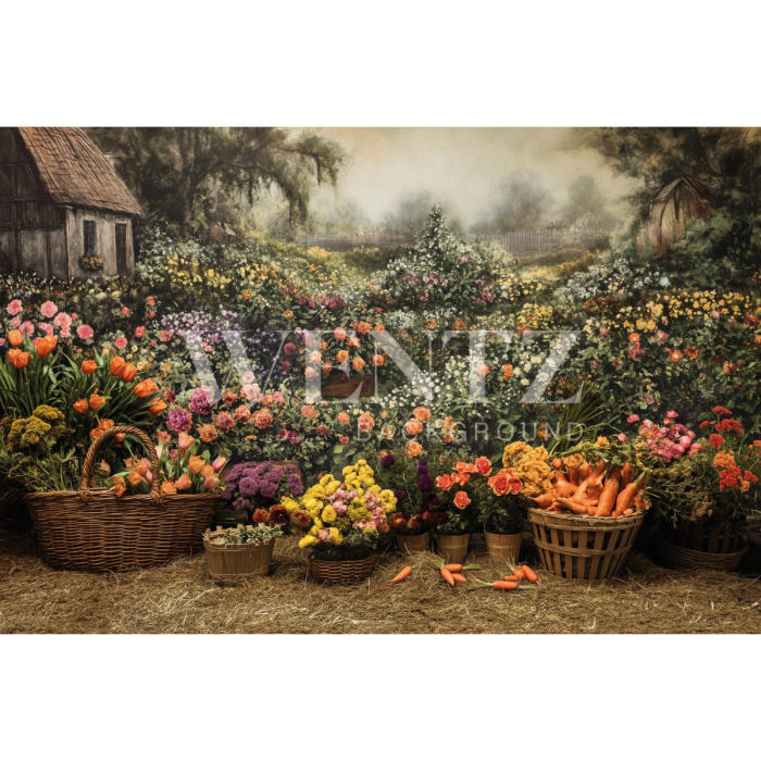 Fundo Fotográfico em Tecido Páscoa / Backdrop 5568