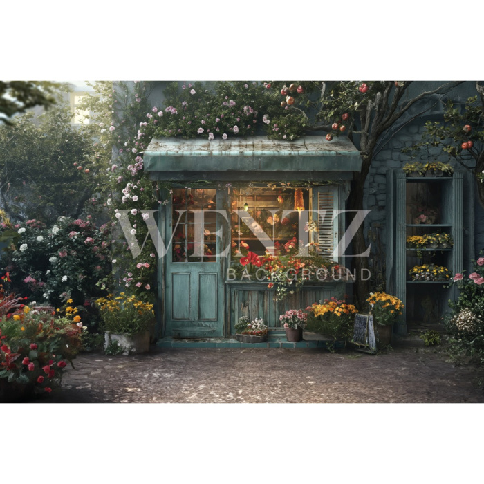 Fundo Fotográfico em Tecido Casa de Páscoa / Backdrop 5605