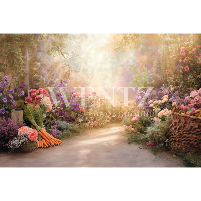 Fundo Fotográfico em Tecido Páscoa / Backdrop 5594