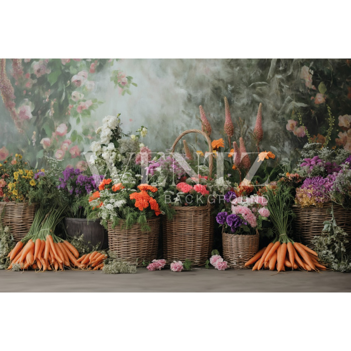 Fundo Fotográfico em Tecido Páscoa / Backdrop 5595