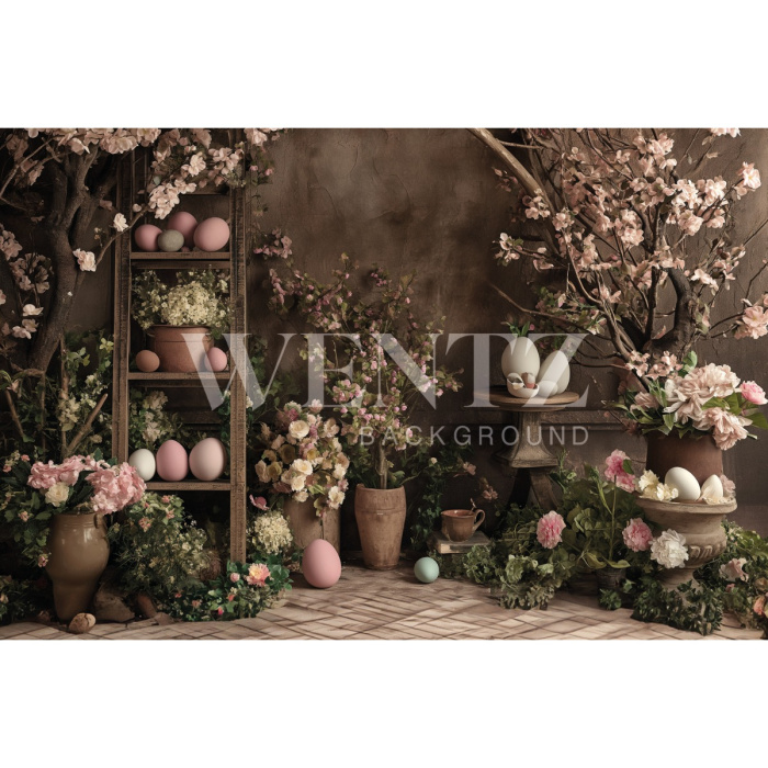Fundo Fotográfico em Tecido Páscoa / Backdrop 5618