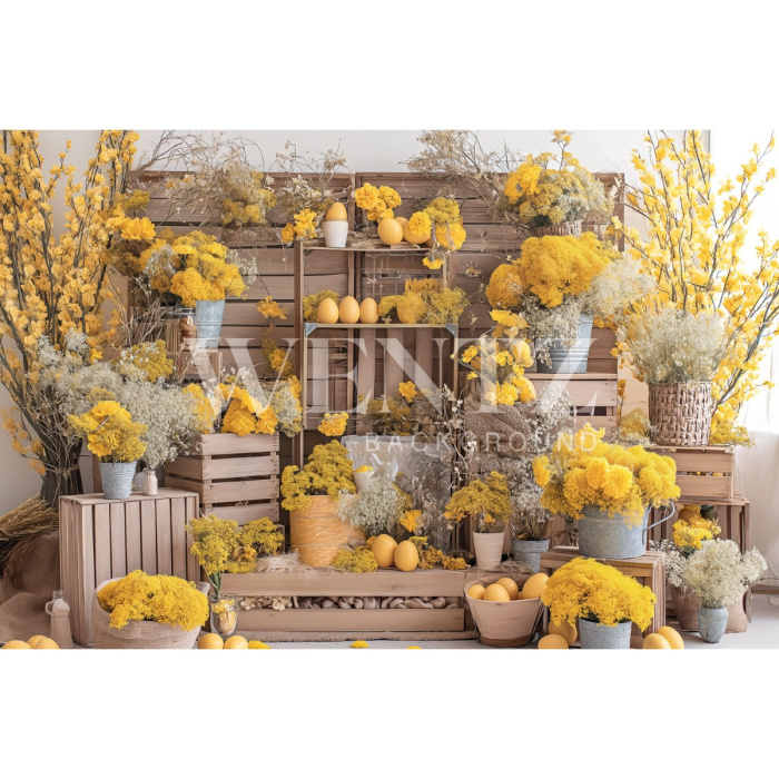 Fundo Fotográfico em Tecido Páscoa / Backdrop 5622