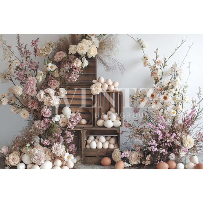 Fundo Fotográfico em Tecido Páscoa / Backdrop 5641