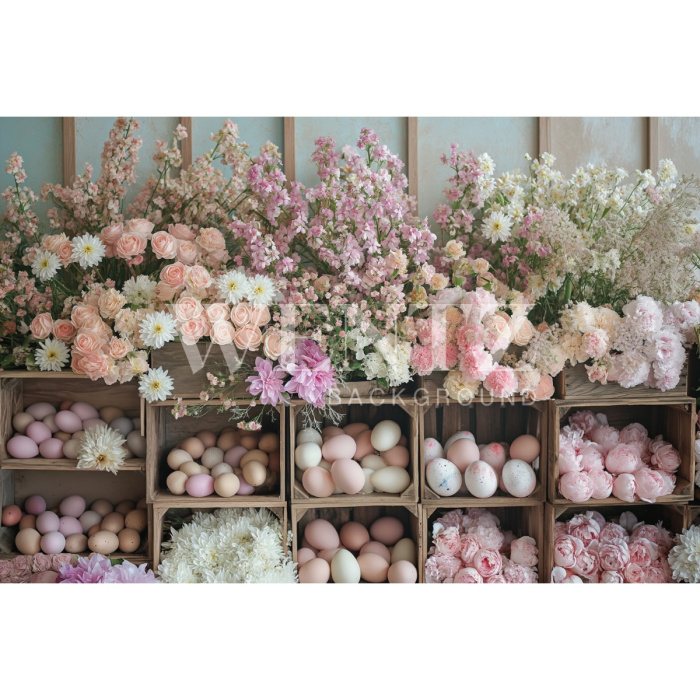 Fundo Fotográfico em Tecido Páscoa / Backdrop 5644