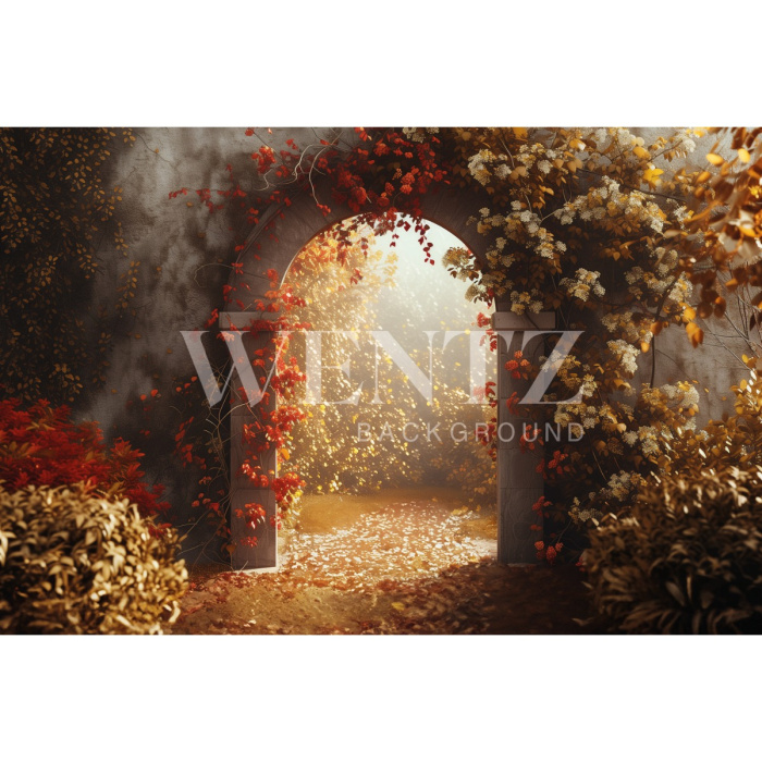 Fundo Fotográfico em Tecido Dia das Mães Arco Florido / Backdrop 5728