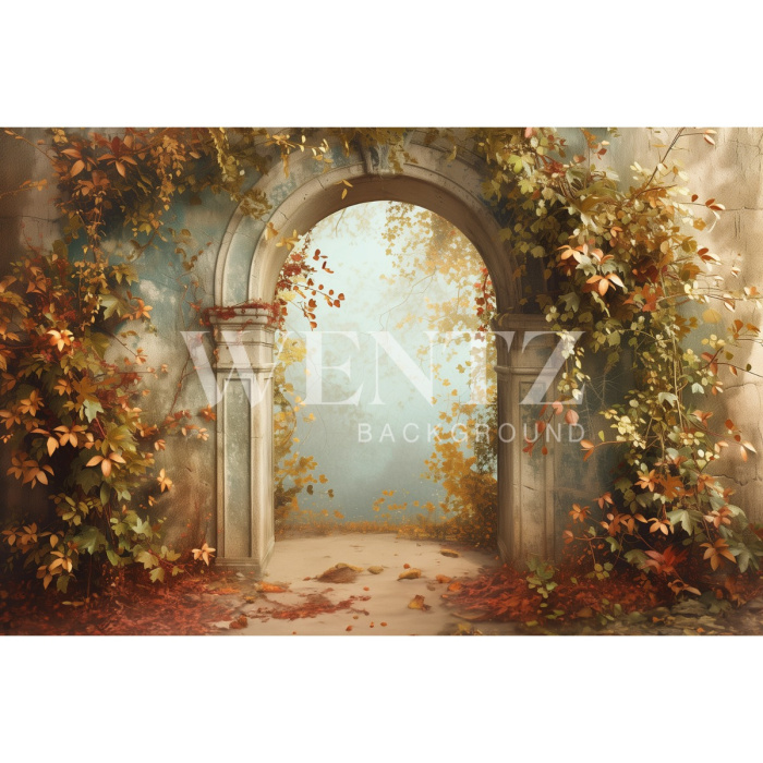 Fundo Fotográfico em Tecido Dia das Mães Arco Florido / Backdrop 5733