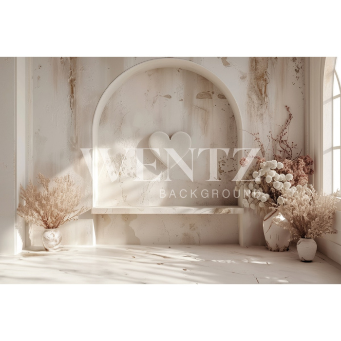 Fundo Fotográfico em Tecido Dia das Mães Arco / Backdrop 5734