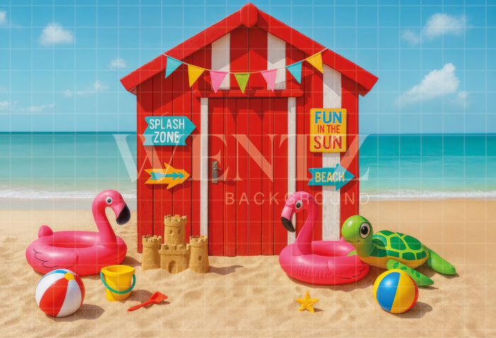 Fundo Fotográfico em Tecido Verão / Backdrop 7891