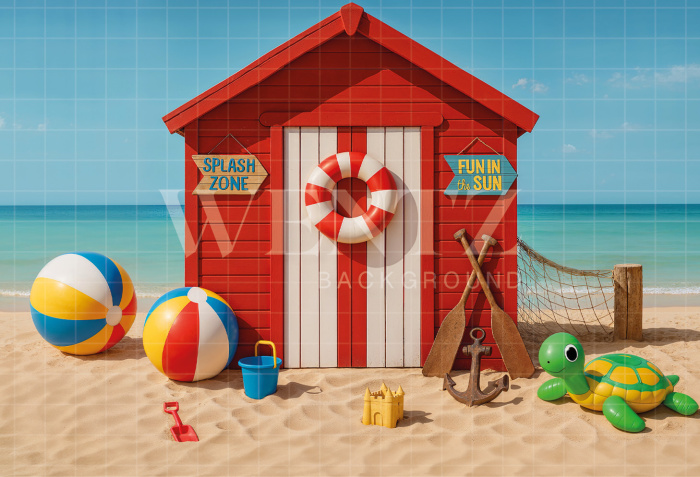 Fundo Fotográfico em Tecido Verão / Backdrop 7892