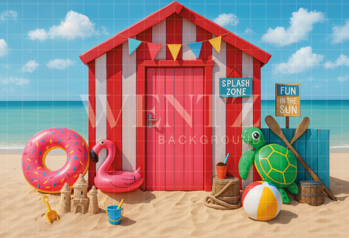 Fundo Fotográfico em Tecido Verão / Backdrop 7885