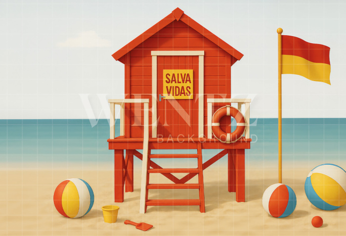 Fundo Fotográfico em Tecido Verão / Backdrop 7908