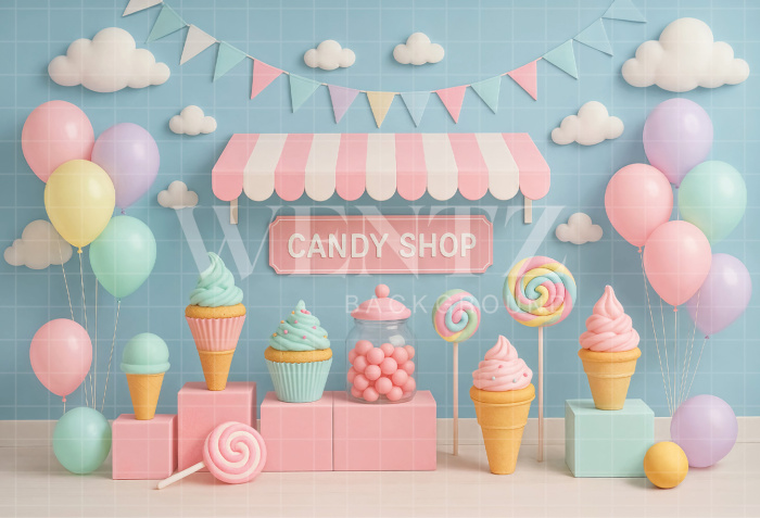 Fundo Fotográfico em Tecido Verão / Backdrop 7920