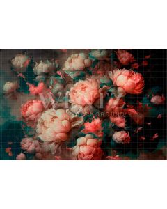 Fundo Fotográfico em Tecido Floral Fine Art / Backdrop 2906