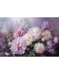 Fundo Fotográfico em Tecido Floral Fine Art / Backdrop 3007