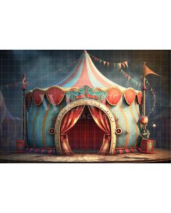 Fundo Fotográfico em Tecido Tenda do Circo / Backdrop 3053