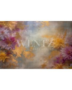 Fundo Fotográfico em Tecido Floral Fine Art / Backdrop 3124