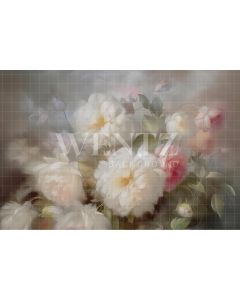 Fundo Fotográfico em Tecido Floral Fine Art / Backdrop 3142