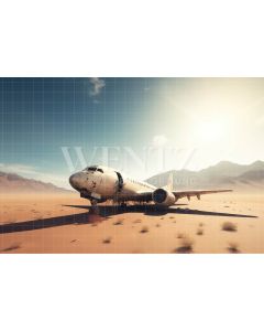 Fundo Fotográfico em Tecido Avião no Deserto / Backdrop 3268