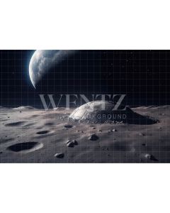 Fundo Fotográfico em Tecido Superfície da Lua / Backdrop 3270