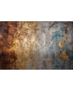 Fundo Fotográfico em Tecido Textura Azul e Dourado / Backdrop 3287