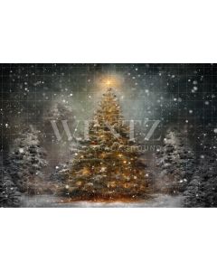 Fundo Fotográfico em Tecido Árvore de Natal / Backdrop 4201