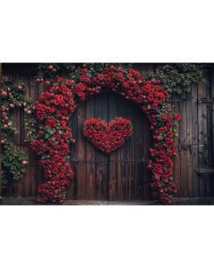 Fundo Fotográfico em Tecido Dia dos Namorados com Flores 2024 / Backdrop 5987