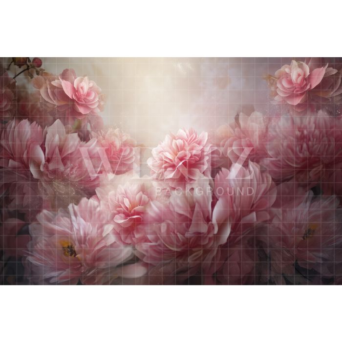Fundo Fotográfico em Tecido Floral Fine Art / Backdrop 3125