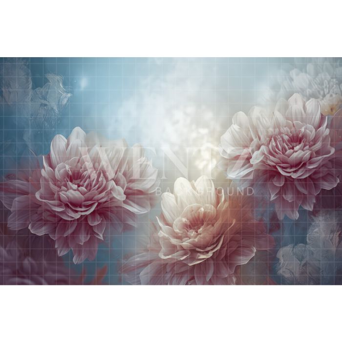 Fundo Fotográfico em Tecido Floral Fine Art / Backdrop 3126