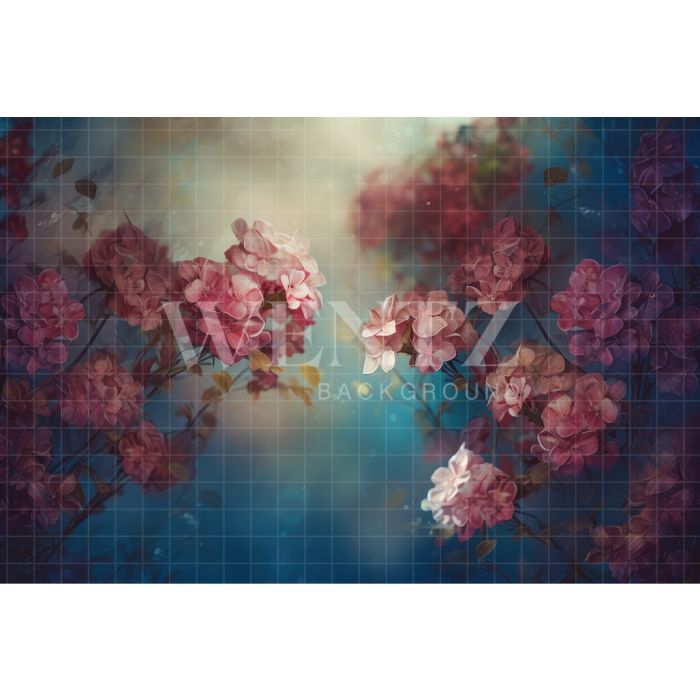 Fundo Fotográfico em Tecido Floral Fine Art / Backdrop 3130
