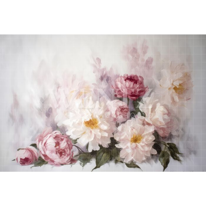 Fundo Fotográfico em Tecido Floral Fine Art / Backdrop 3135