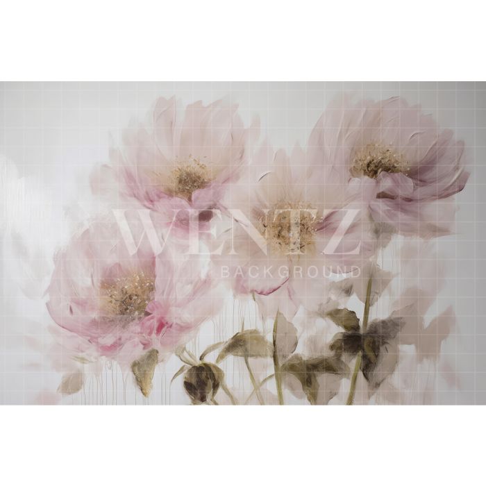 Fundo Fotográfico em Tecido Floral Fine Art / Backdrop 3136