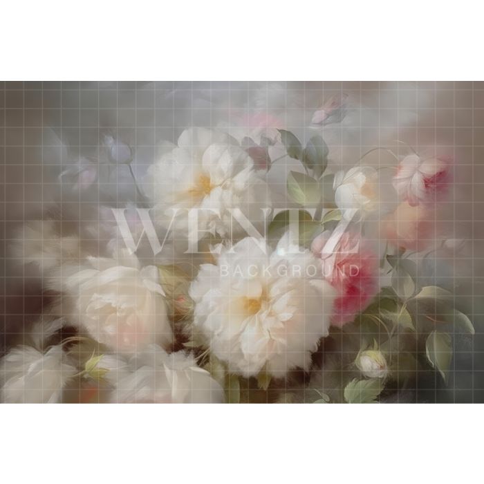 Fundo Fotográfico em Tecido Floral Fine Art / Backdrop 3142