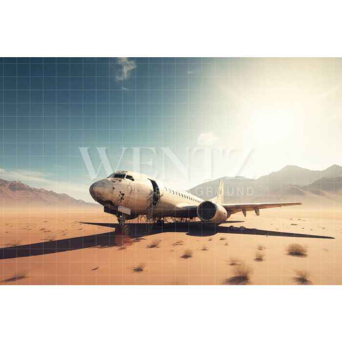 Fundo Fotográfico em Tecido Avião no Deserto / Backdrop 3268